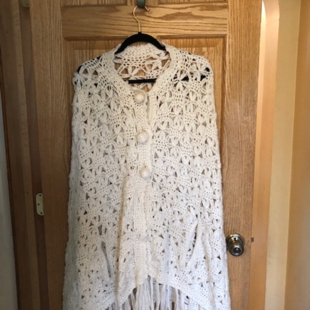 Crocheted Sweater - Larger size